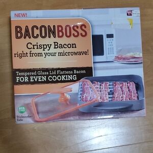 Microwave Bacon Cooker - Orange
